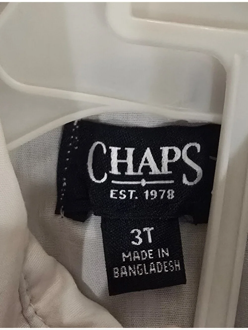 NEW Chaps Boys 3 Piece Dress Set Size 3T Vest Bowtie Shirt Pants NWT